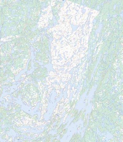 Natural Resources Canada Arseno Lake, NT (086B12 Toporama) digital map