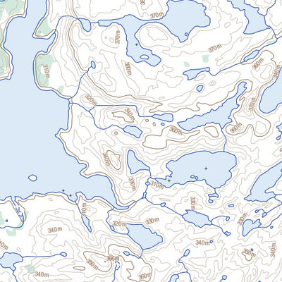 Natural Resources Canada Arseno Lake, NT (086B12 Toporama) digital map