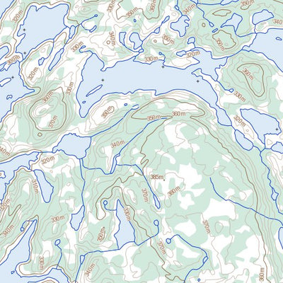 Natural Resources Canada Arseno Lake, NT (086B12 Toporama) digital map