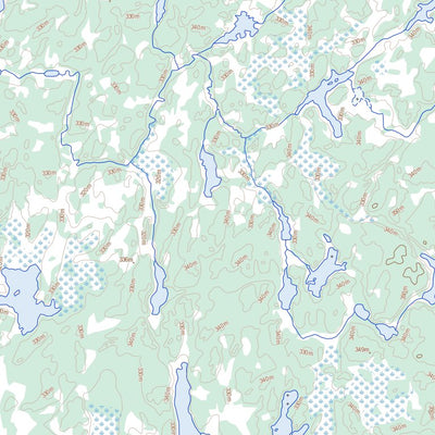 Natural Resources Canada Artery Lake, MB (052M06 Toporama) digital map