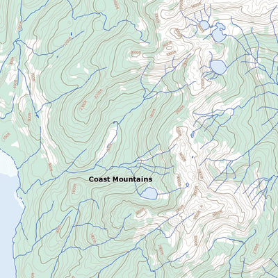 Natural Resources Canada Ashington Range, BC (103O01 Toporama) digital map