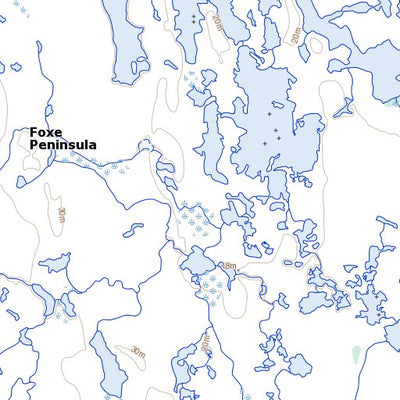 Natural Resources Canada Ashuna Lake (036G04 Toporama) digital map