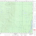 Natural Resources Canada Asphalt Creek, AB (074E12 CanMatrix) digital map