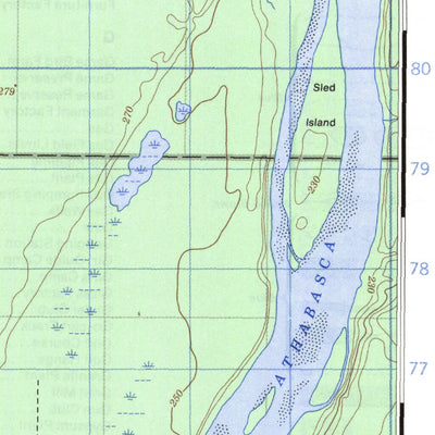 Natural Resources Canada Asphalt Creek, AB (074E12 CanMatrix) digital map