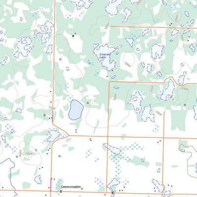 Natural Resources Canada Astotin Lake, AB (083H10 Toporama) digital map