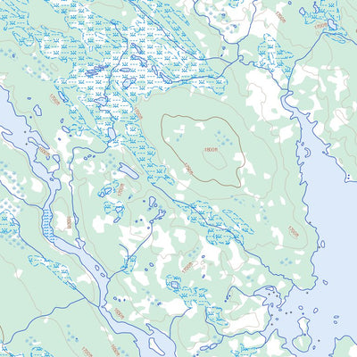 Natural Resources Canada Atikonak Lake, NL (023A10 Toporama) digital map