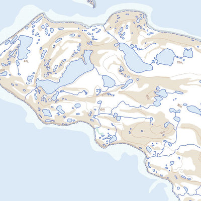 Natural Resources Canada Atkinson Bay, NT (087E08 Toporama) digital map