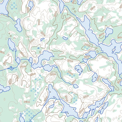 Natural Resources Canada Augustine Lake (075E03 Toporama) digital map