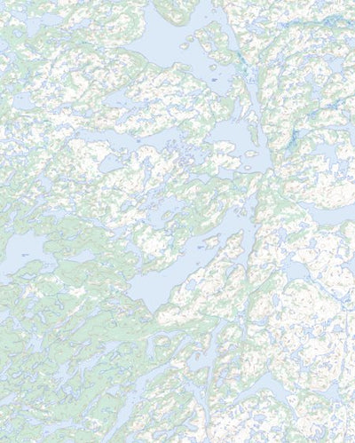 Natural Resources Canada Augustus Lake, NT (086K07 Toporama) digital map
