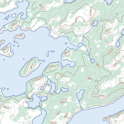Natural Resources Canada Augustus Lake, NT (086K07 Toporama) digital map