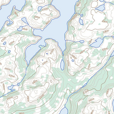Natural Resources Canada Augustus Lake, NT (086K07 Toporama) digital map