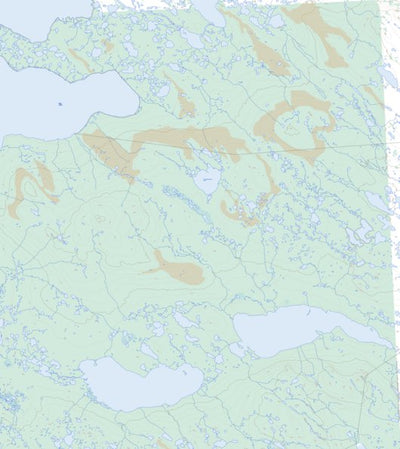 Natural Resources Canada Aumaluuktuuk Lake, NU (065P16 Toporama) digital map
