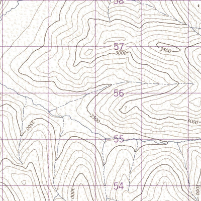 Natural Resources Canada Australia Mountain, YT (115O09 CanMatrix) digital map