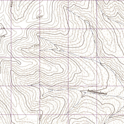 Natural Resources Canada Australia Mountain, YT (115O09 CanMatrix) digital map