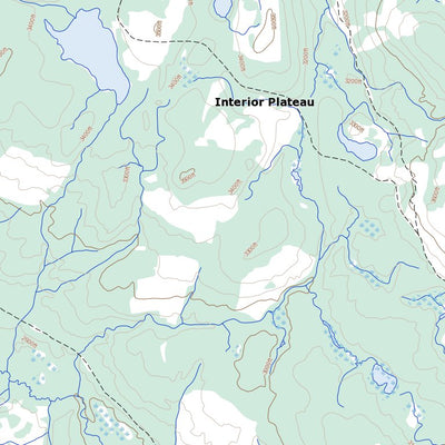 Natural Resources Canada Averil Lake, BC (093J08 Toporama) digital map