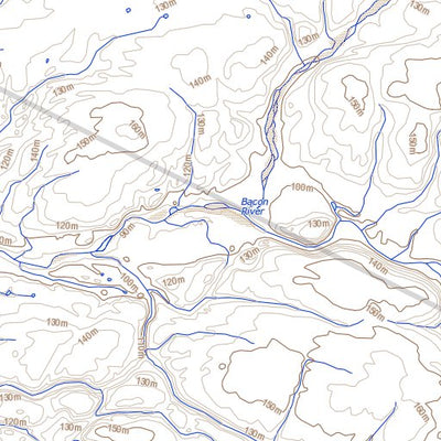 Natural Resources Canada Bacon River, NU (058F14 Toporama) digital map