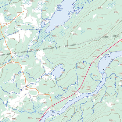 Natural Resources Canada Badger, NL (012A16 Toporama) digital map