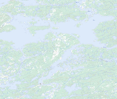 Natural Resources Canada Baie Gavaudan, QC (033G10 Toporama) digital map