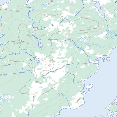 Natural Resources Canada Baie Gavaudan, QC (033G10 Toporama) digital map