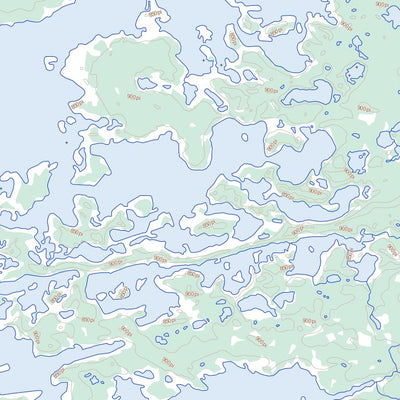 Natural Resources Canada Baie Gavaudan, QC (033G10 Toporama) digital map