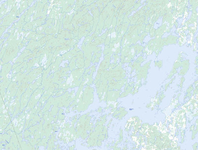 Natural Resources Canada Baie Plamondon, QC (032B11 Toporama) digital map