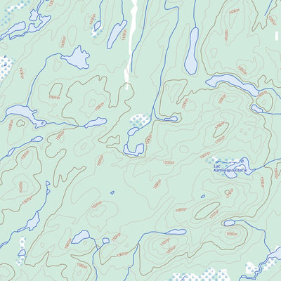 Natural Resources Canada Baie Plamondon, QC (032B11 Toporama) digital map