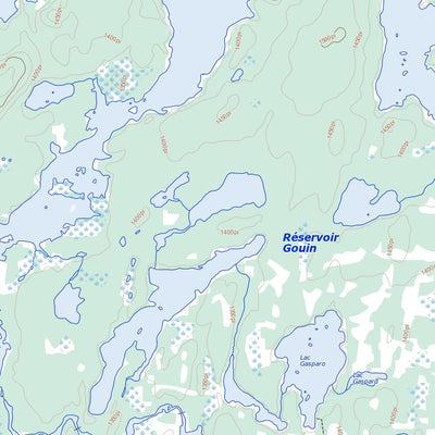 Natural Resources Canada Baie Saraana, QC (032B06 Toporama) digital map