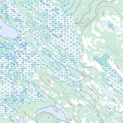 Natural Resources Canada Baikie Lake (023H07 Toporama) digital map