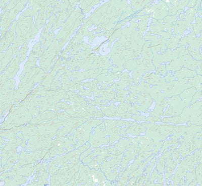 Natural Resources Canada Bailey Lake, SK (074H01 Toporama) digital map