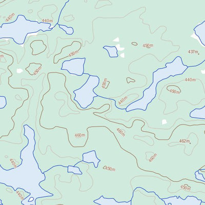 Natural Resources Canada Bailey Lake, SK (074H01 Toporama) digital map