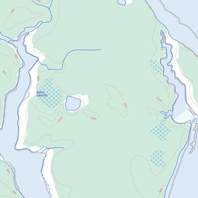 Natural Resources Canada Baillie Islands (107E09 Toporama) digital map