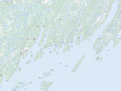 Natural Resources Canada Baine Harbour, NL (001M07 Toporama) digital map