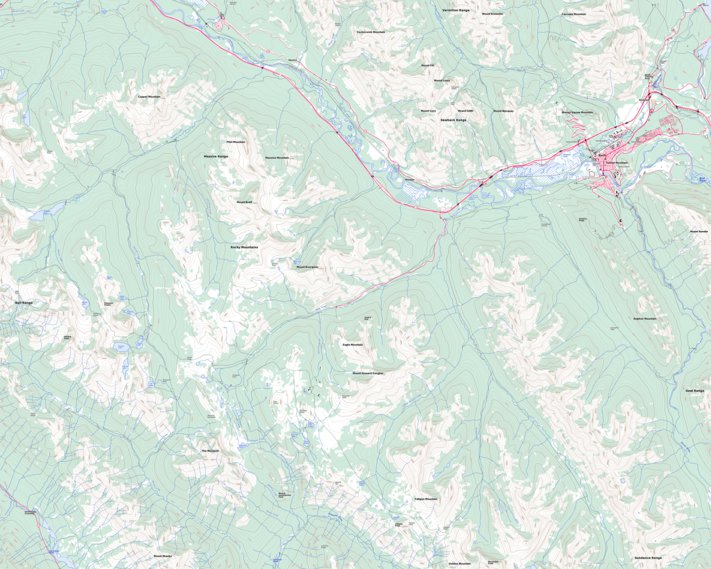 Banff, AB (082O04 Toporama) Map By Natural Resources Canada | Avenza Maps