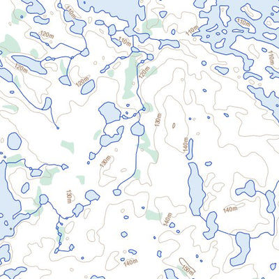 Natural Resources Canada Banks Lake, NU (055M02 Toporama) digital map