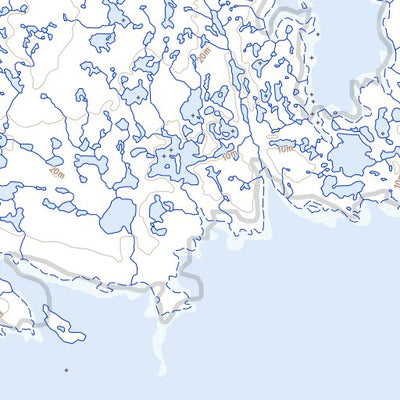 Natural Resources Canada Barbour Bay, NU (055N09 Toporama) digital map
