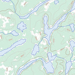 Natural Resources Canada Barker Lake, NT (085O01 Toporama) digital map
