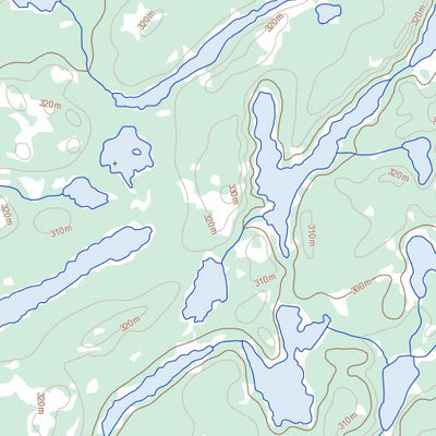 Natural Resources Canada Barker Lake, NT (085O01 Toporama) digital map