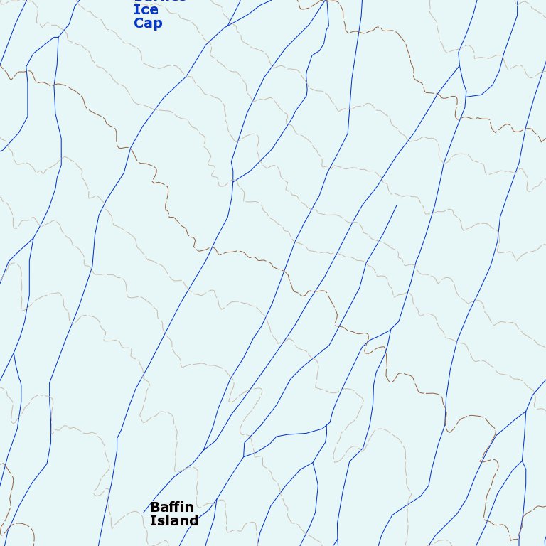 Barnes Ice Cap, NU (037E02 Toporama) Map by Natural Resources Canada ...