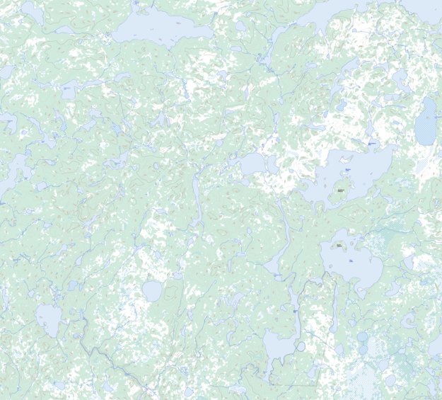 Barnes Lake, MB (064B08 Toporama) Map by Natural Resources Canada ...