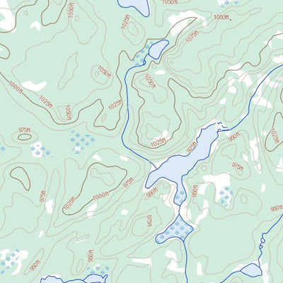 Natural Resources Canada Barnes Lake, MB (064B08 Toporama) digital map