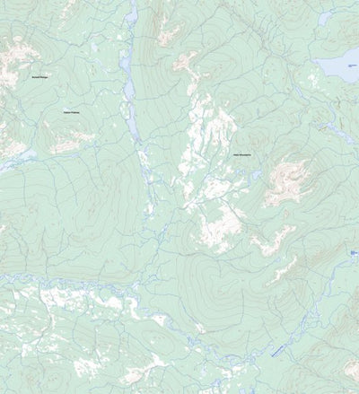 Natural Resources Canada Barr Creek, YT (105N02 Toporama) digital map