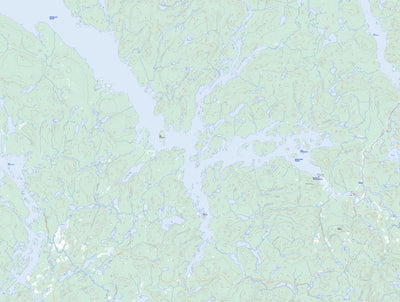 Natural Resources Canada Barrage-Gouin, QC (032B08 Toporama) digital map