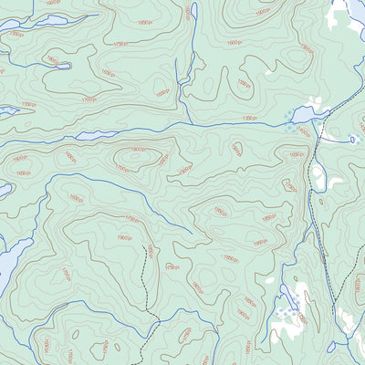 Natural Resources Canada Barrage-Gouin, QC (032B08 Toporama) digital map