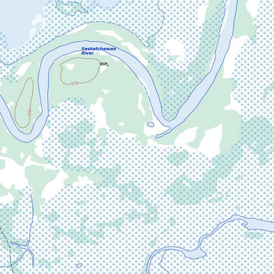 Natural Resources Canada Barrier Lake, MB (063F13 Toporama) digital map