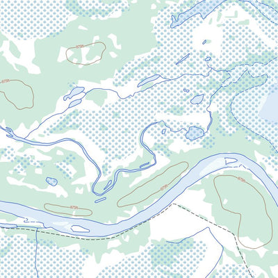 Natural Resources Canada Barrier Lake, MB (063F13 Toporama) digital map