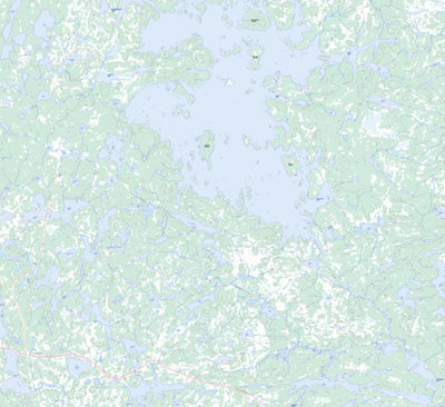 Natural Resources Canada Barrington Lake, MB (064C16 Toporama) digital map