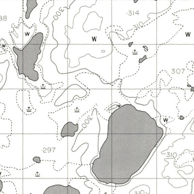 Natural Resources Canada Bartlett Lake, SK (074K12 CanMatrix) digital map