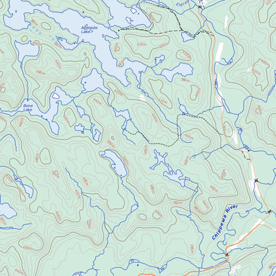 Natural Resources Canada Batchewana, ON (041N01 Toporama) digital map