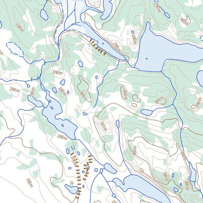 Natural Resources Canada Bathurst Lake, NU (076J03 Toporama) digital map