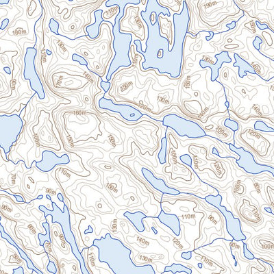 Natural Resources Canada Bay Of Shoals, NU (046J12 Toporama) digital map